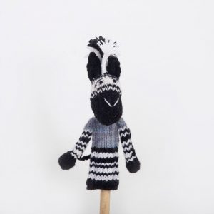 Finger Puppet: Zebra (Mbizi)